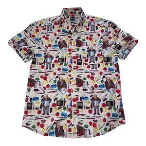 RSVLTS The Office Kevin's Famous Chili KUNUFLEX White Shirt Men's XL